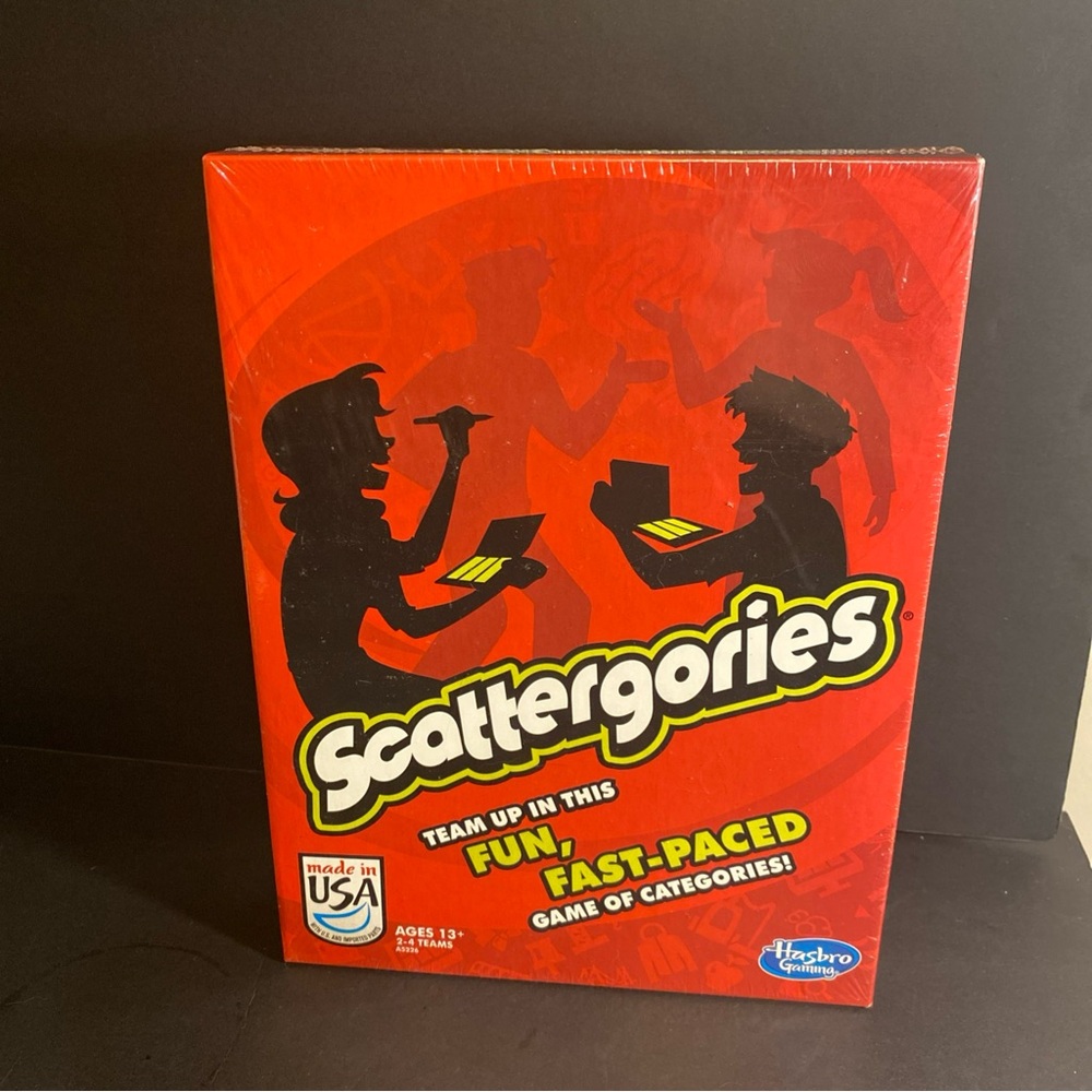Scattergories Board Game Family Friendly Party Kids Hasbro